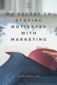 Struggling to stay motivated with marketing? Maybe it scares you. The secret is small steps to move out of your comfort zone into the learning zone.